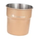 thumbnail image 2 of Taza de camping de acero inoxidable reutilizable, 300 ml, para té y agua Marrón, 2 of 9