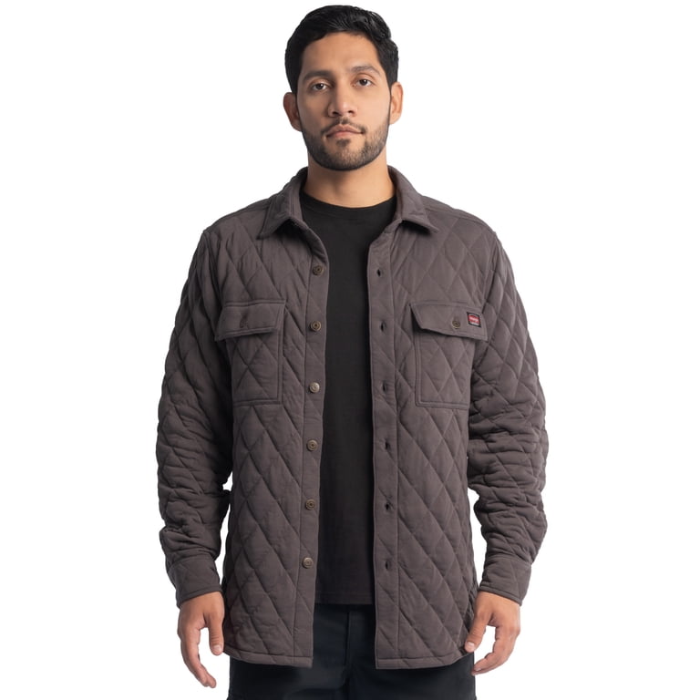 Wrangler Workwear Men's Quilted Shirt Jacket Diamond Series photo 1