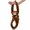 Monkey-Brown, variant on MaoGoLan 18" Hanging Monkey Stuffed Animal with One Baby Plush Toys