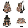 thumbnail image 4 of FORMRS Mini Backpack Purse for Women Quilted Travel Daypack Casual Shoulder Bag, Colorful Flowers, 4 of 7