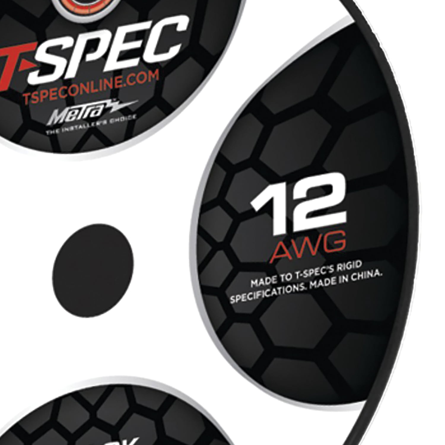 T-Spec v10 SERIES 12-Gauge Black Speaker Wire, 125-ft., Black, V10SW12125-BK