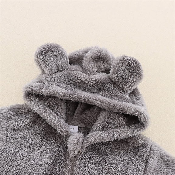 Vedolay Girls Denim Jackets 2023 Fall Coats for Girl's Print Zip Up Long Sleeve Windproof Coat,Gray 3-4 Years