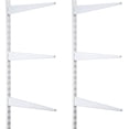 thumbnail image 1 of Colingmill 2 Pcs Système d'Étagères Murales Verticales à Double Rail 47,5 Pouces avec 6 Pcs Support d'Étagère 14,5 Pouces Rangement Réglable Robuste, 1 of 7