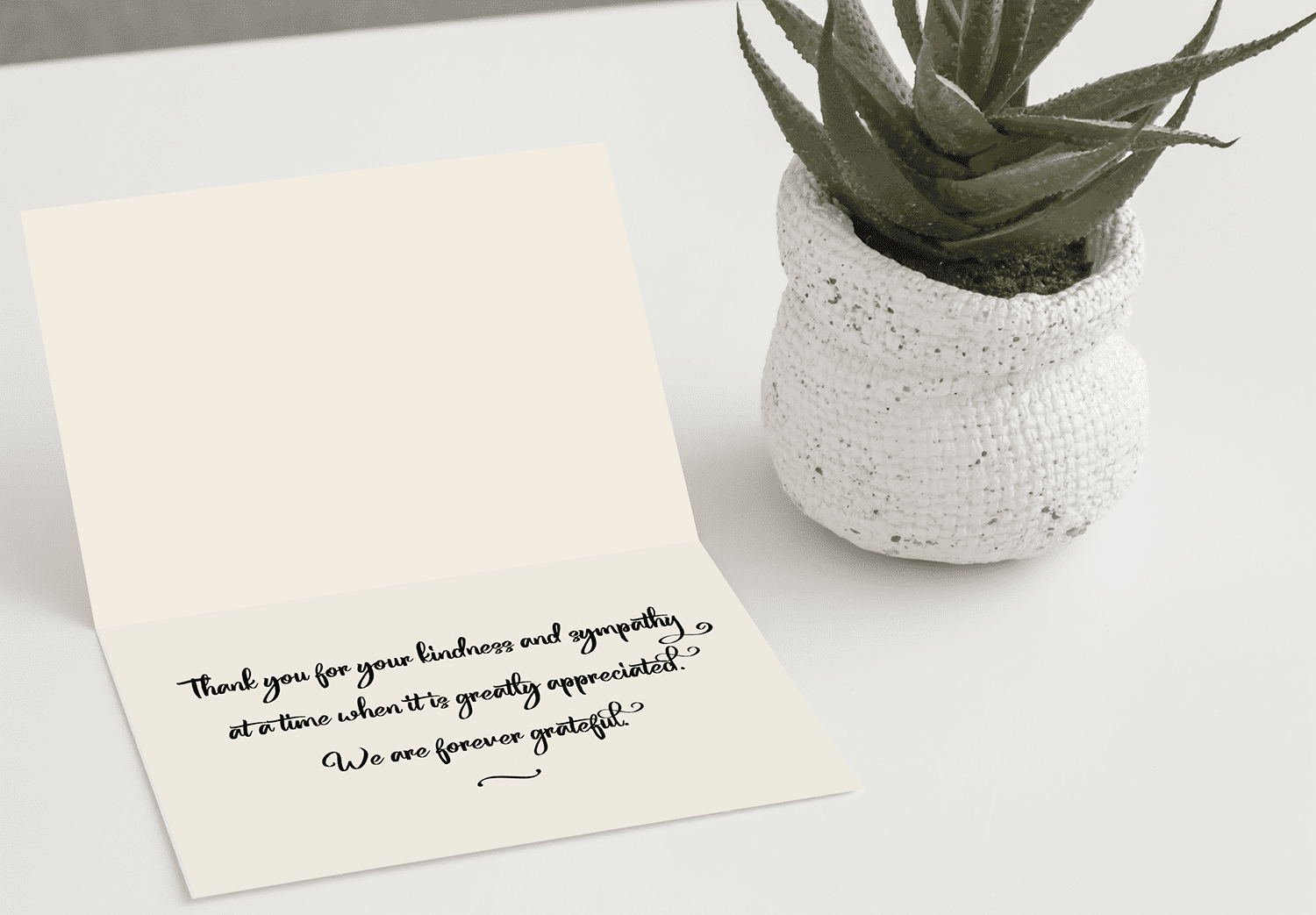 50 Funeral Sympathy Bereavement Thank You Cards With Envelopes (Fall Flowers)