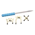 thumbnail image 4 of koolsoo Billiards Pool Cue Stick Billiards Cue Bridge Head for Game Party Pool Table 1 Rod 3 Heads, 4 of 9
