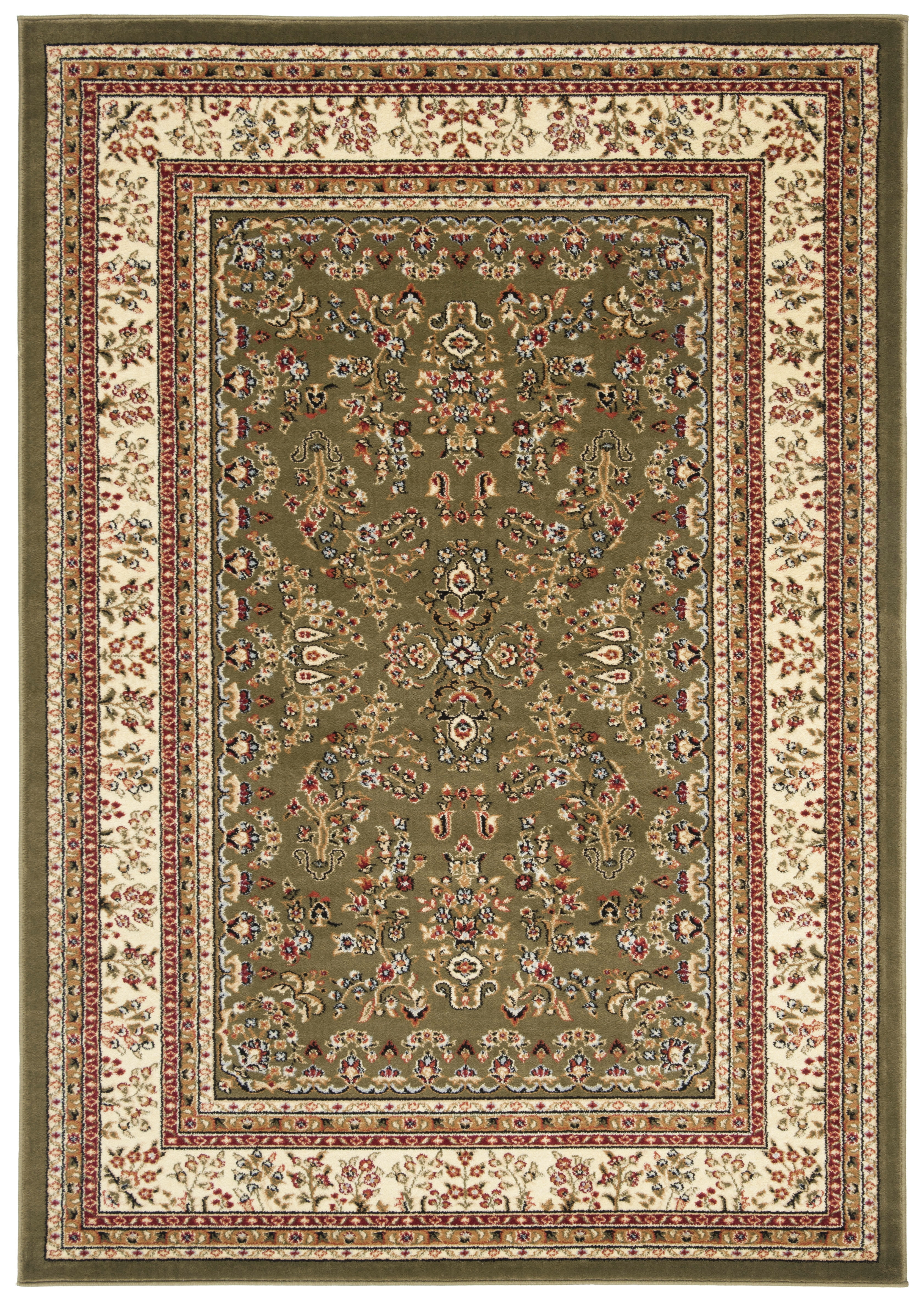 Safavieh Lyndhurst Isadora Floral Area Rug, Sage/Ivory, 6' x 8'