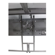 ProX XF-MESA MEDIA MK2 DJ Facade Table Station withTV Mount, Black and White