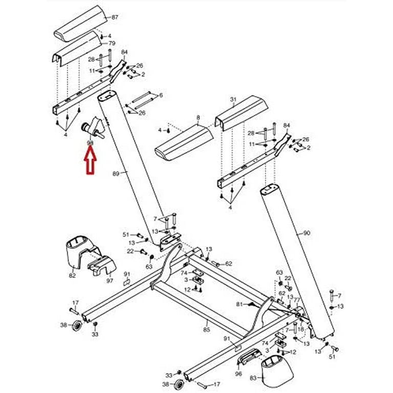 Locking Latch Pin 358342 Works with HealthRider NordicTrack