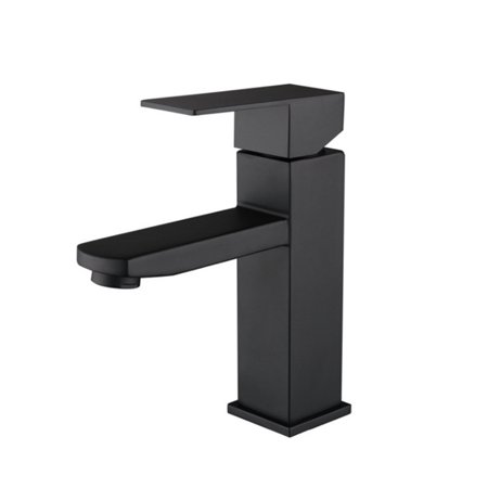 

Reduced！Amusingtao Home Single Handle Stainless Steel Bathroom Sink Splashproof Hotel Basin Faucet
