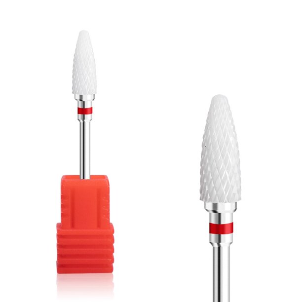 Broca de carburo de tungsteno para uñas, brocas giratorias para fresado de uñas, cortador eléctrico para máquina de manicura, accesorios para uñas Tan Jianjun unisex