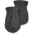 thumbnail image 3 of Hudson Baby Infant Fleece Trapper Hat and Mitten 2pc Set, Heather Charcoal, 0-6 Months, 3 of 5