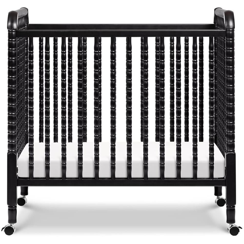 DaVinci Jenny Lind 3-in-1 Convertible Mini Crib in Ebony