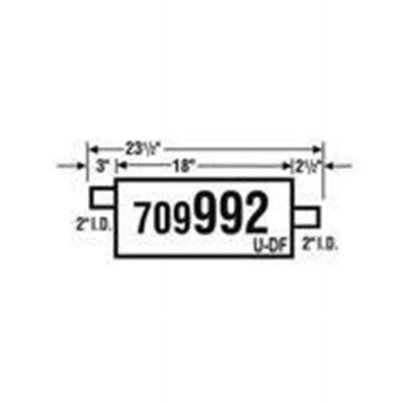 AP EXHAUST PRODUCTS 709992 MUFFLER - MSL MAXIMUM