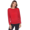 thumbnail image 1 of White Mark Women's Banded Dolman Top, 1 of 6