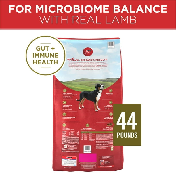 Purina ONE SmartBlend Natural Lamb and Rice, Adult Dry Dog Food