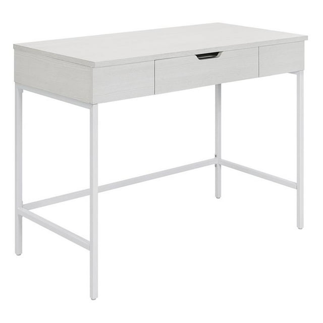 Bureau Assis-Debout Contempo en Bois Manufacturé Chêne Blanc