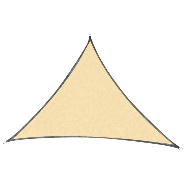 Triangular Sun Shade Cloth for Garden, Pool & Patio - 10ft x 10ft Waterproof UV Protection Outdoor Canopy with Easy Installation Akmoler | 100%Polyester, Color