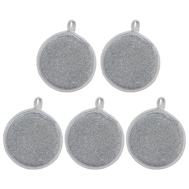 Tainini Clearance! 5PCS Wire Dishwashing Rags for Wet and Dry Non-Scratch Steel Wool Scrubber,Cleaning Pads