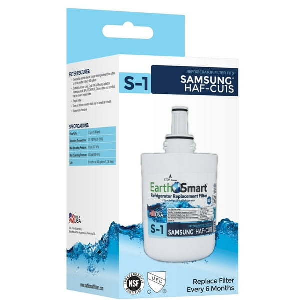 Filtro de repuesto EarthSmart S-1 para refrigerador Samsung
