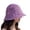 Purple, variant on Womens Cap Straw Weave Sunscreen Adjustable Fisherman Style Outdoor Summer Headwear Straw Bucket Hats for Women Coffee One Size