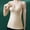 Beige, variant on YHAJDS Women Fall Winter Sleepwear,Sleepwear With Built In Bra,Thermal Tank Top Women,Plus Size Warm Fleece Tank Top,Inner Wear Undershirt For Fall And Winter