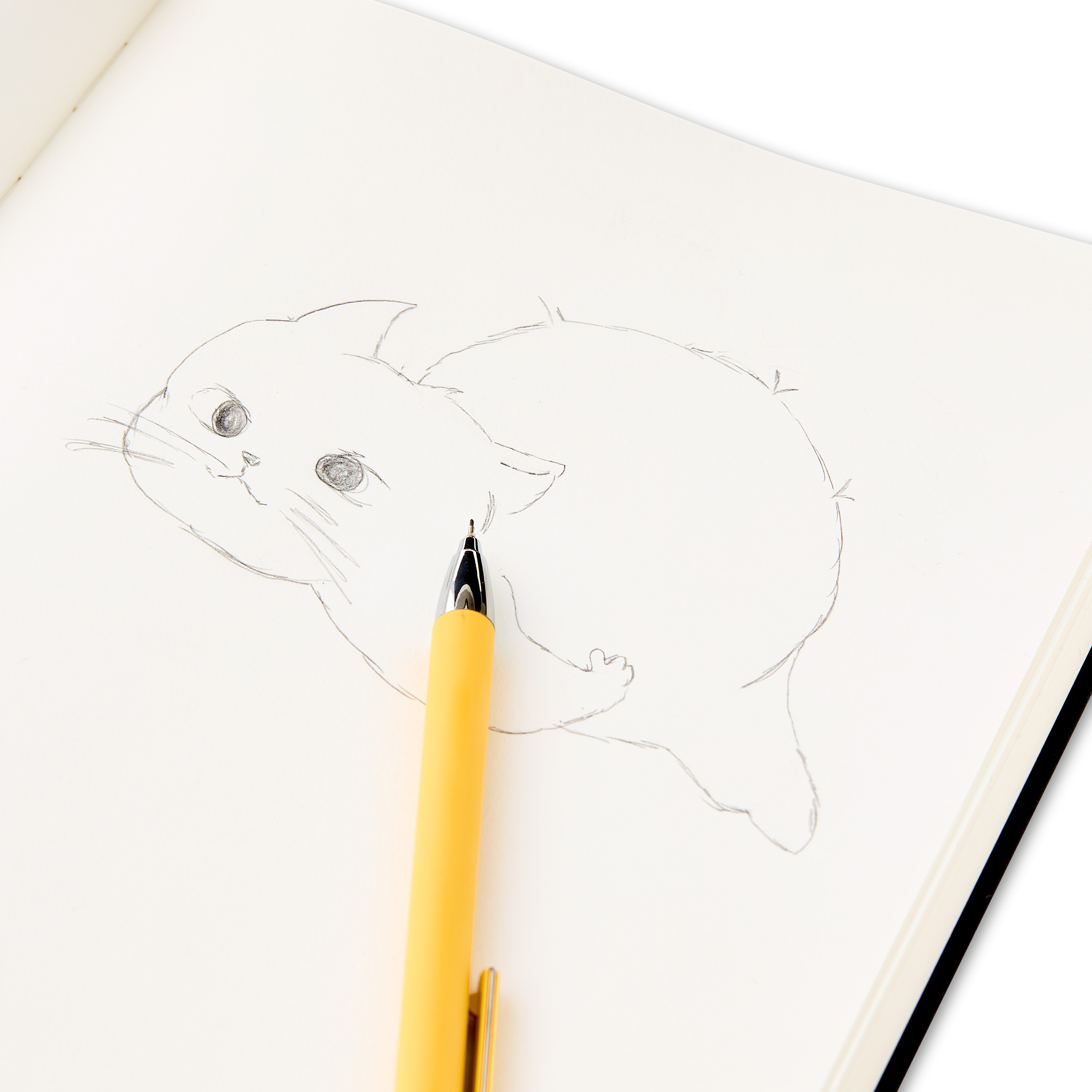 Cuaderno de bocetos mixtos encuadernado Pen+Gear de 8.5" x 11", 80 hojas de papel blanco, libre de ácido, perforado, papel premium de dibujo de gramaje alto 5