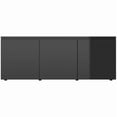 thumbnail image 5 of TV cabinet Glossy black 80x34x30 cm Chipboard, 5 of 5