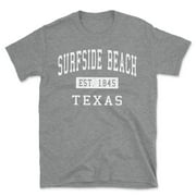 Surfside Beach Texas Classic Established Men's Cotton T-Shirt