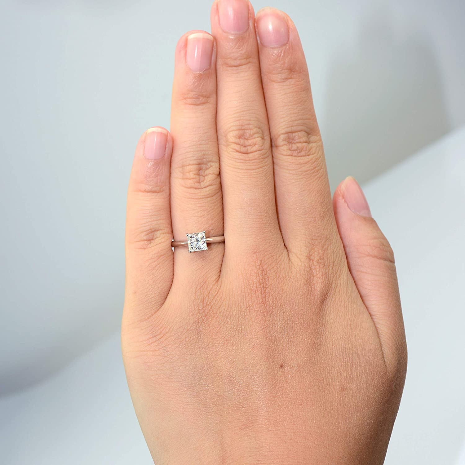 Show me your round 1-1.5 carat engagement rings!!! - Weddingbee |  Aquamarine engagement ring, Three stone engagement rings, Diamond wedding  bands