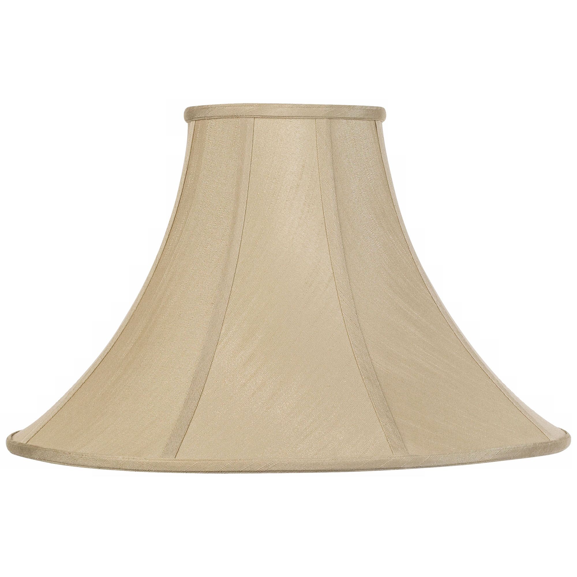 large beige lampshade