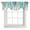 Green, variant on Turquoise Gray Tie Up Valance Curtains for Windows, Kitchen Curtains Window Shades, Farmhouse Abstract Gradient Aesthetic Light Filtering Roman Curtain Valances for Bedroom/Bathroom/Cafe 42"x12"