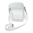 thumbnail image 4 of Bolso de hombro transparente Bolso de hombro transparente Bolso de hombro con bolsillo adicional Blanco Grande, 4 of 9