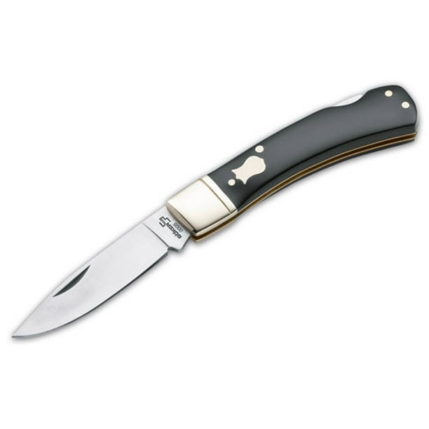 Boker Plus Vintage Series Black Lockback Folding Pocket Knife 01BO250B