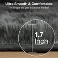 thumbnail image 6 of Moonlight20015 Area Rug 4x4ft non-slip Soft Fluffy Shaggy for Living Room Bedroom Décor Tye Dye Gray, 6 of 7