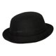 thumbnail image 1 of Bowler Straw Fedora Hat - OLIVE TOP HEADWEAR Sombrero de fieltro, 1 of 2