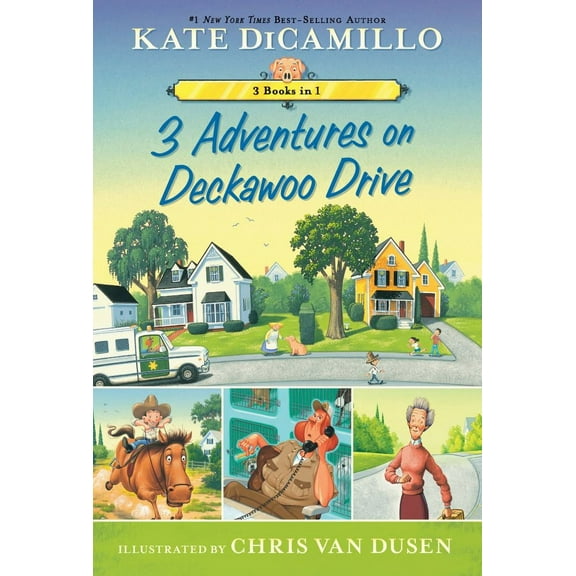 Kate DiCamillo: 3 Adventures on Deckawoo Drive: 3 Books In 1 (Paperback)