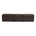 thumbnail image 3 of Moe's Home Collection Form Modular Sectional Leather Brown, 3 of 5