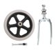 thumbnail image 2 of Rueda Delantera Para Silla De Ruedas, Rueda De Horquilla Delantera Para Silla De Ruedas De 7 Pulgadas, Alta Sensibilidad, Soporte De Carga Fuerte Y Confiable Para Silla De Ruedas, 2 of 7