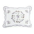 thumbnail image 2 of Modern Heirloom Gwen White/Purple Floral Embroidered Quilt Set 3-Piece Quilt Set, Full/Queen, 2 of 5