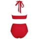 thumbnail image 3 of WILLBEST Trajes de Baño Mujer Con Falda Traje de Baño Bikini Estampado de Cintura Alta Con Tiras Acolchadas Extraíbles Para Mujer, 3 of 6