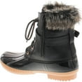thumbnail image 3 of NATURE BREEZE DUCK-01 Women's Chic Lace Up Buckled Duck Waterproof Snow Boots, 3 of 4
