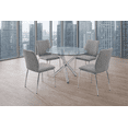 thumbnail image 2 of K-Living 5PCS Round Dining Set (1 Table and 4 Chairs), 2 of 6