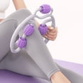 thumbnail image 3 of MERIGLARE Rouleau D\'entraînement Physique Pince de Massage Musculaire Relaxant Violet, 3 of 8