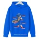 thumbnail image 2 of Sudadera con capucha de Sonic para niños de 3 a 14 años, sudadera de manga larga para bebés, camisetas de dibujos animados, jerséis de gran tamaño, ropa divertida para niños, 2 of 5
