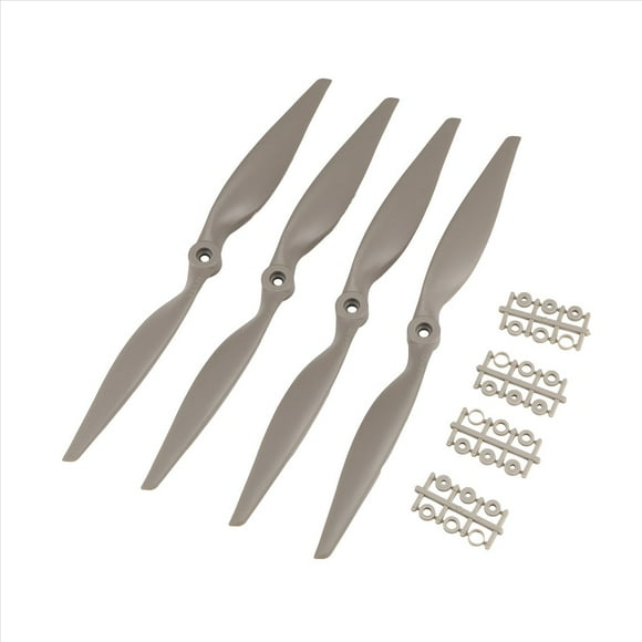 4 Piezas RC Hélices CW 12x6 Pulgadas para Avión con Anillos Adaptadores