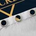 thumbnail image 4 of jejeloiu Hockey Sport Games Black Out Curtains,Hockey Stick Curtains Pack of 2 (42x63 Each),Gold Black Bedroom Curtains For Teens,Luxury Bedroom Decor, 4 of 6