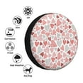 thumbnail image 4 of Rateoe Hand Drawn Hearts Pattern Tire Cover Wheel Protectors Weatherproof Wheel Covers Universal Fit for Trailer Rv SUV Truck Camper Travel Trailers Accessories-16 inch, 4 of 6