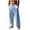 Light Blue, variant on Mens Pants Casual, Mens Linen Pants Yoga Beach Loose Fit Casual Summer Elastic Waist Drawstring Baggy Trousers with Pockets