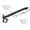 Black B, variant on India Made AX-6801 Nylon Fiber Black Coated Camp Axe