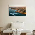 thumbnail image 2 of Elephant Stock Coast Of San Diego Wall Art - Horizontal Canvas Wall Art - Living Room Wall Decor - Places Canvas - Teal And Orange Decor - 36" x 24", 2 of 8